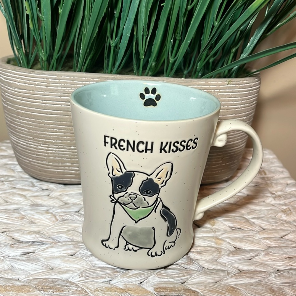 Spectrum Designz French Kisses Mug French Bulldog NWT